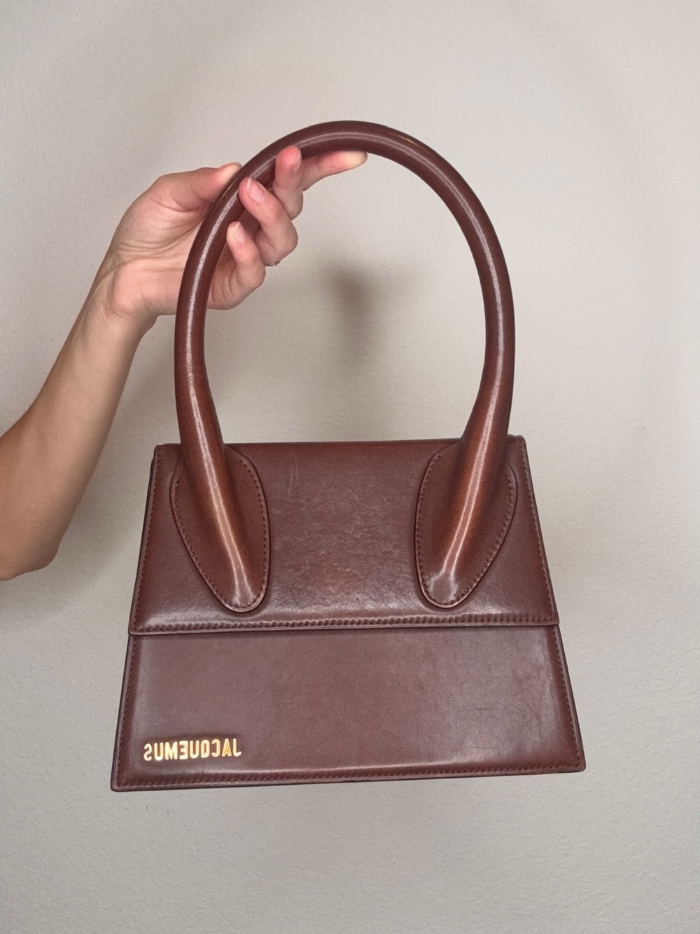 Jacquemus Le Chiquito Brown Leather Top-Handle Bag